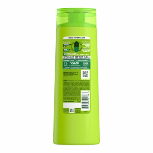 Garnier Fructis Curl Nourish Moisturizing Shampoo Sulfate Free for All Curl Types Perspective: back
