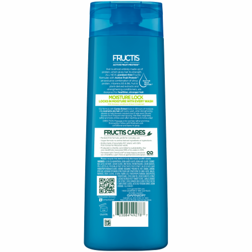 Garnier Fructis Moisture Lock Shampoo Perspective: back