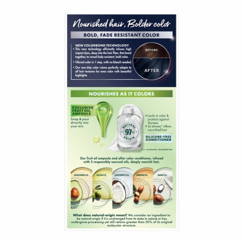 Garnier Nutrisse Ultra Color IN1 Dark Intense Indigo Permanent Hair Color Creme Perspective: back