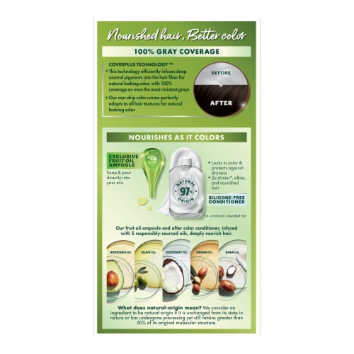 Garnier® Nutrisse® Ultra Coverage 400 Sweet Pecan Hair Color Perspective: back