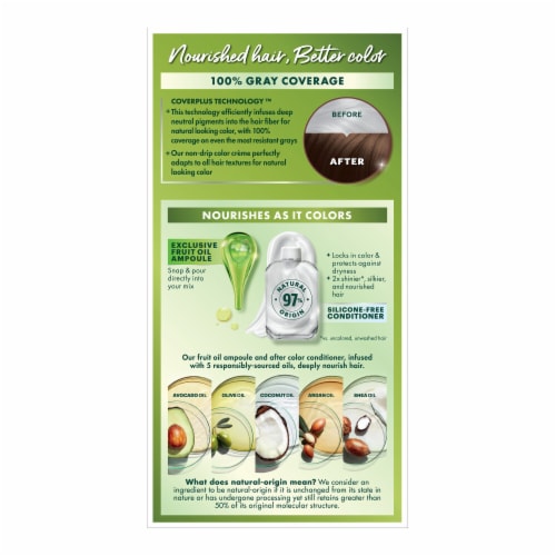 Garnier® Nutrisse® Ultra Coverage 600 Spiced Hazelnut Hair Color Perspective: back