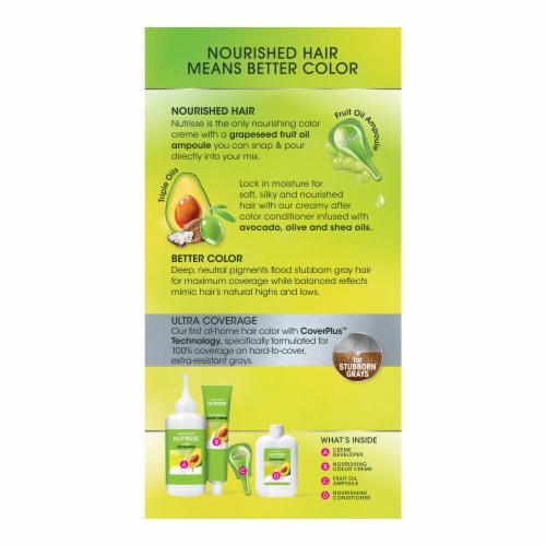 Garnier® Nutrisse® Ultra Coverage 630 Toffee Nut Hair Color Perspective: back