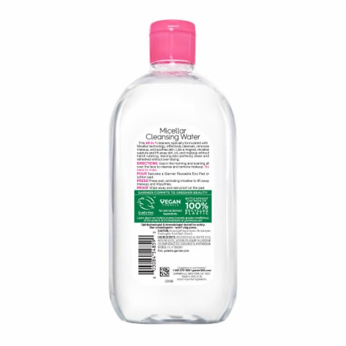 Garnier SkinActive® Micellar Cleansing Water Perspective: back