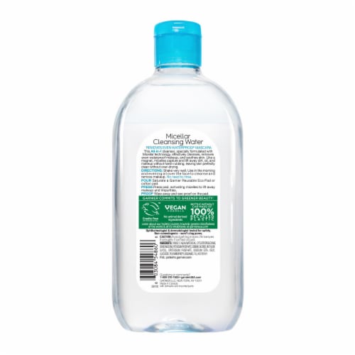 Garnier SkinActive® All-in-1 Waterproof Micellar Cleansing Water Perspective: back