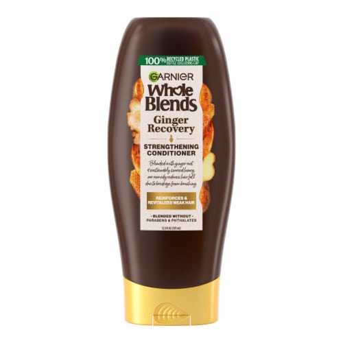 Garnier Whole Blends Ginger Recovery Strengthening Conditioner for Weak Hair Perspective: back