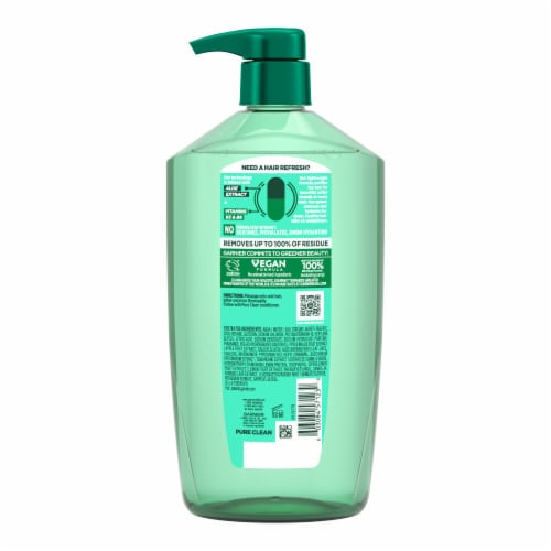 Garnier Fructis Pure Clean Purifying Shampoo Perspective: back