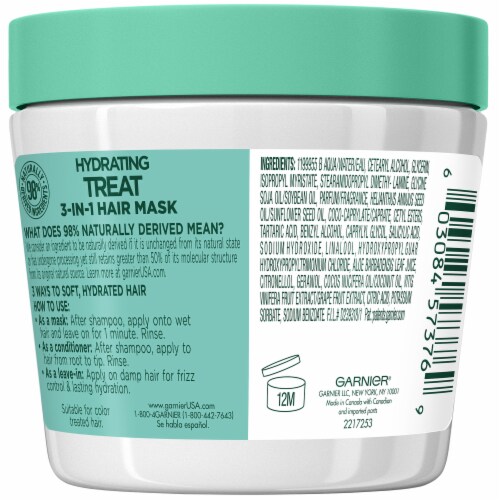 Garnier® Fructis® Hydrating Treat 1 Minute Aloe Extract Hair Mask Perspective: back