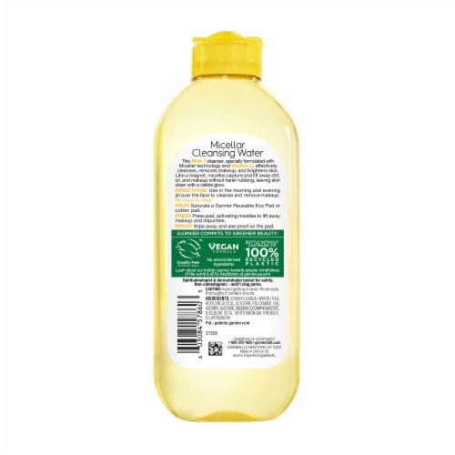 Garnier SkinActive Micellar Cleansing Water with Vitamin C Perspective: back