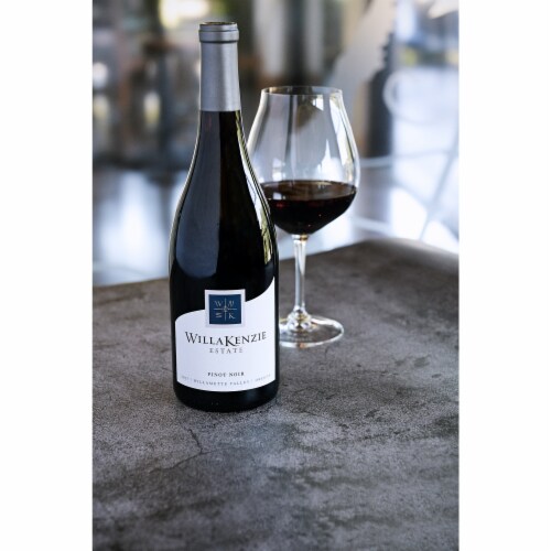 WillaKenzie Estate Pinot Noir Red Wine Perspective: back