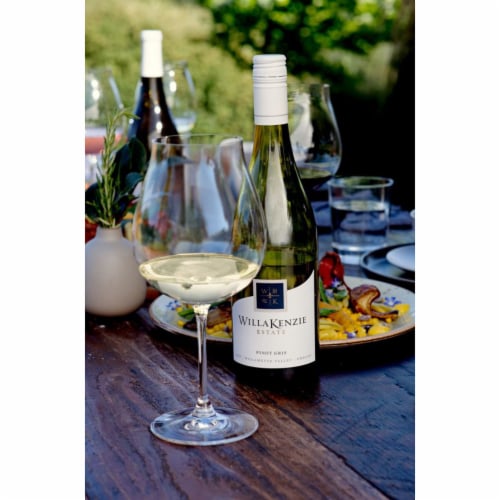 WillaKenzie Estate Pinot Gris White Wine Perspective: back