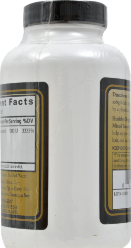 Healthy Origins Vitamin E 1000IU Supplements Perspective: back