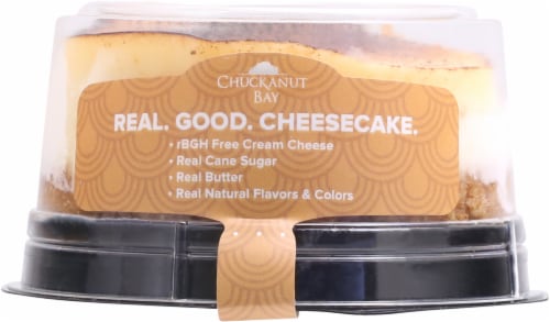 Chuckanut Bay Foods Creme Brulee Cheesecake Perspective: back