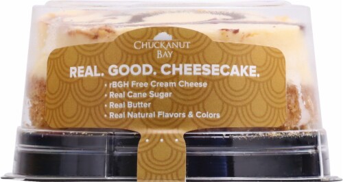 Chuckanut Bay Foods Salted Caramel Cheesecake Perspective: back