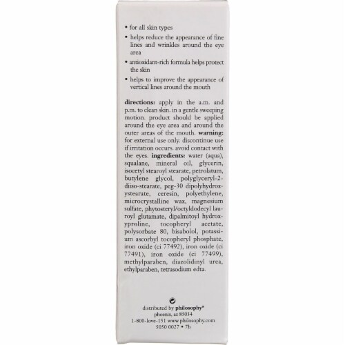 Philosophy Hope in a Tube Eye and Lip Firming Cream Perspective: back