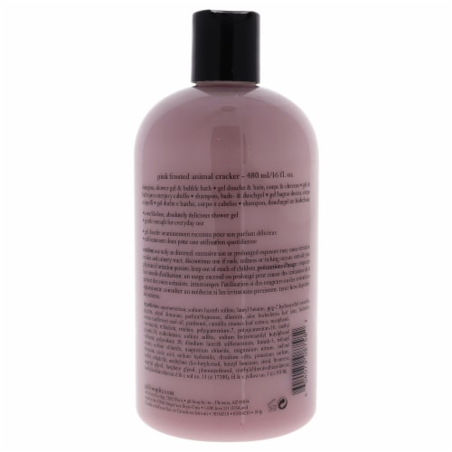 Philosophy Pink Frosted Animal Cracker Shampoo Shower Gel & Bubble Bath Perspective: back