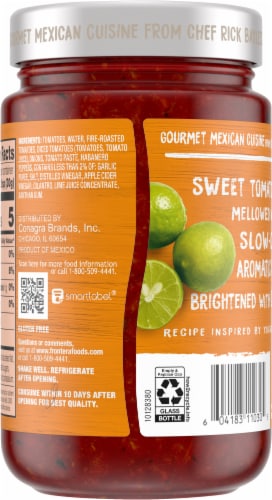 Frontera Gourmet Mexican Roasted Habanero Hot Salsa Perspective: back