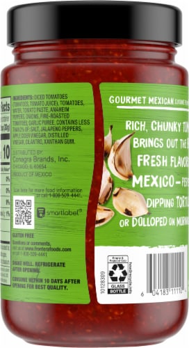 Frontera Red Tomato Chunky Mexicana Mild Salsa Perspective: back