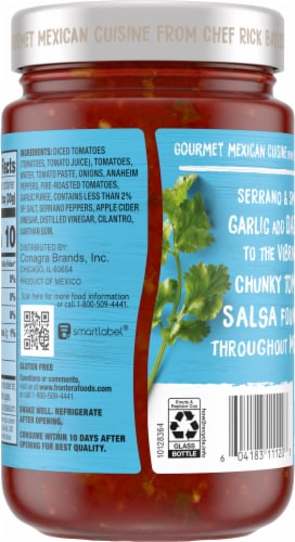 Frontera® Red Tomato Mexicana Chunky Medium Salsa Perspective: back