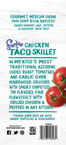 Frontera Mild Chicken Taco Skillet Perspective: back