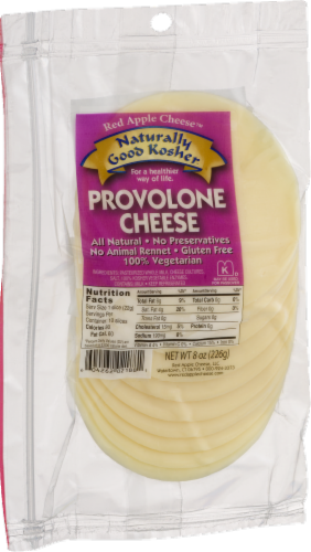 Naturally Good Kosher Provolone Cheese Slices Perspective: back