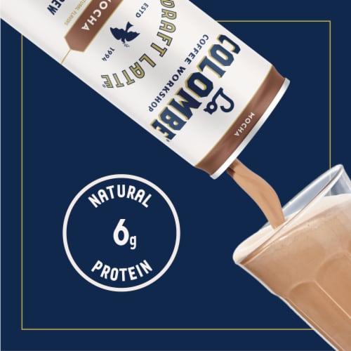 La Colombe Coffee Mocha Draft Latte Cans Perspective: back