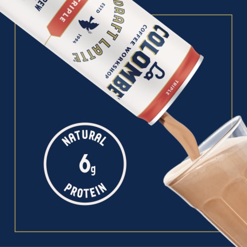La Colombe® Triple Draft Latte Cold Brew Cans Perspective: back