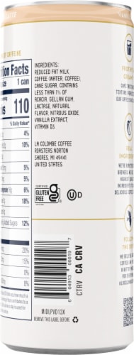 La Colombe® Vanilla Draft Latte Perspective: back