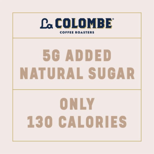 La Colombe Coffee Triple Cold Brew Draft Latte Can Perspective: back