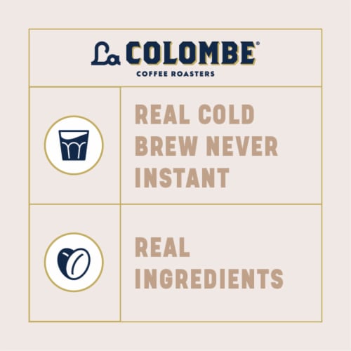 La Colombe Coffee Vanilla Draft Latte Can Perspective: back