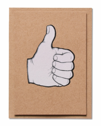 American Greetings Congratulations Card (Thumbs-Up) Perspective: back