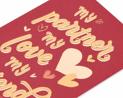 American Greetings #61 Romantic Valentine's Day Card (My Lover) Perspective: back