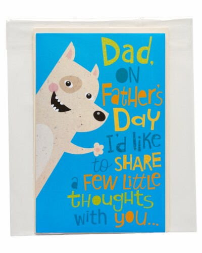 American Greetings Father's Day Card (Little Thoughts) Perspective: back