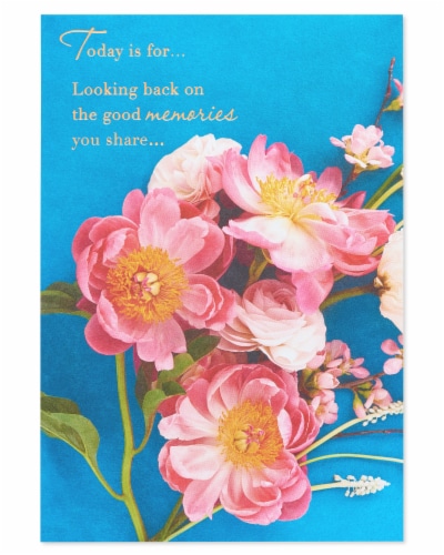 American Greetings #52 Anniversary Card (Good Memories) Perspective: back