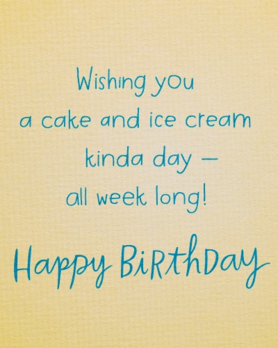 American Greetings #32 Birthday Cards (Celebrate) Perspective: back
