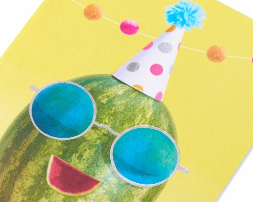 American Greetings #65 Birthday Card (One in a Melon) Perspective: back