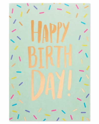American Greetings #64 Birthday Card (Make it Amazing) Perspective: back