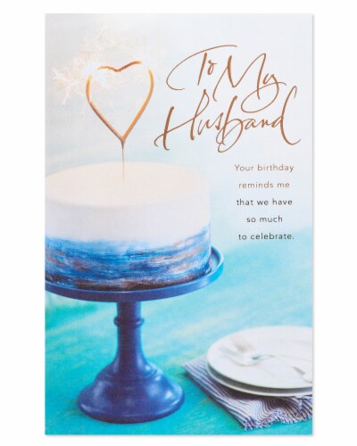 American Greetings #26 Birthday Card for Husband (Celebrate) Perspective: back