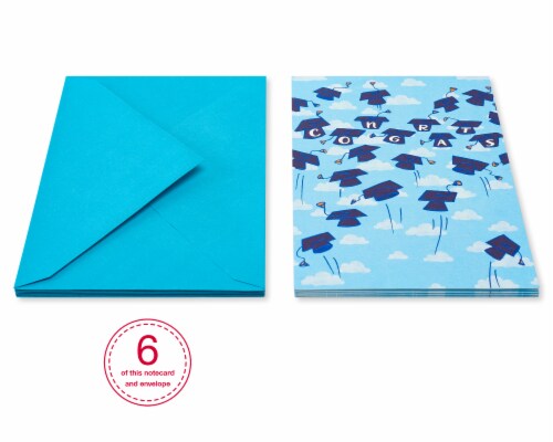 American Greetings #61 Graduation Cards for Graduates (Grad Caps) Perspective: back