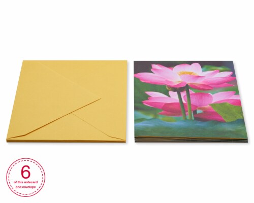 American Greetings #39 Blank Card (Flower) Perspective: back