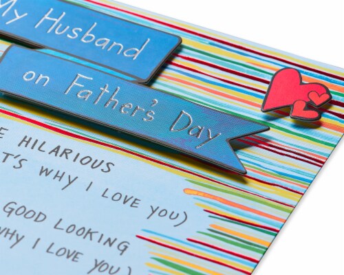 Papyrus Father's Day Card for Husband (Why I Love You) Perspective: back