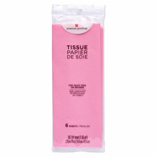 American Greetings Pink Tissue Paper, 6 ct - Kroger