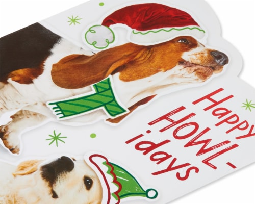 American Greetings Christmas Card (Happy Howl-idays) Perspective: back