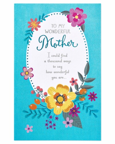 American Greetings #59 Mother's Day Card (Wonderful Mother) Perspective: back
