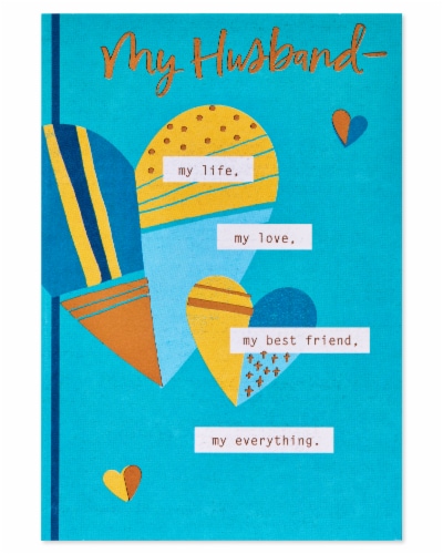 American Greetings #58 Father's Day Card for Husband (My Everything) Perspective: back