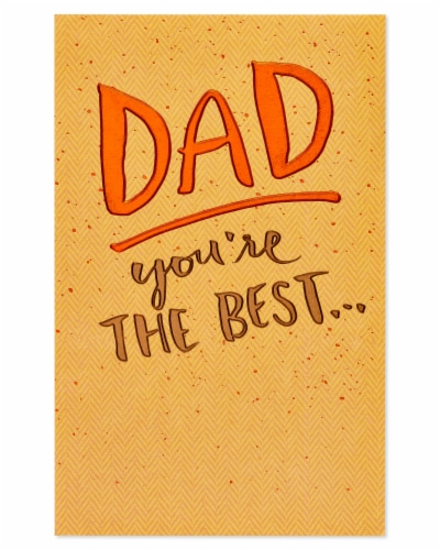 American Greetings #60 Father's Day Card (You're the Best) Perspective: back
