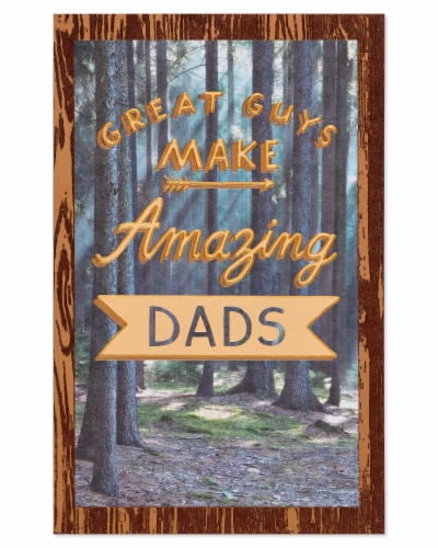 American Greetings #64 Father's Day Card (Amazing Dad) Perspective: back