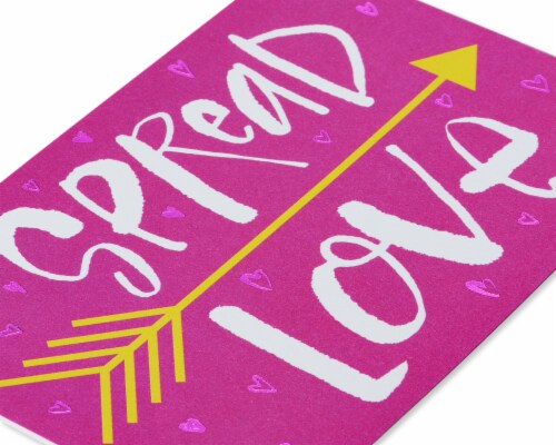 American Greetings Funny Spread Love Valentine's Day Card Pack Perspective: back