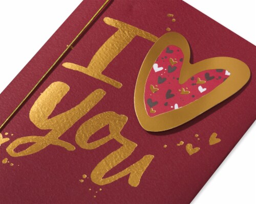 American Greetings Valentine's Day Card (I Heart You) Perspective: back