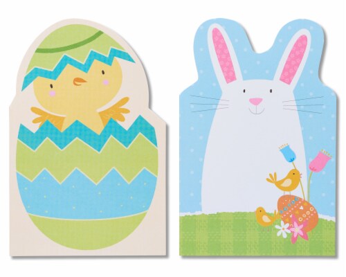 American Greetings Easter Cards (Chick and Bunny) Perspective: back