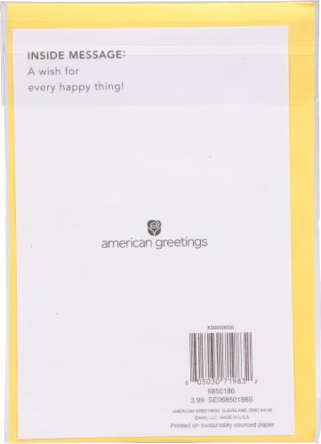 American Greetings Easter Card #61, Happy Spring Perspective: back